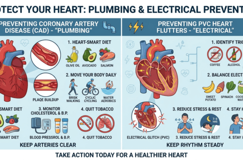 prevent coronary artery disease and pvcs